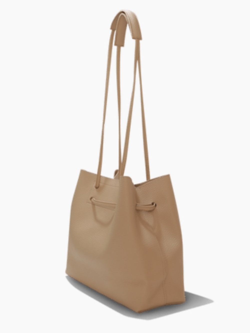 8 Other Reasons Vegan Leather Slouch Hobo Bag - Beige Tan